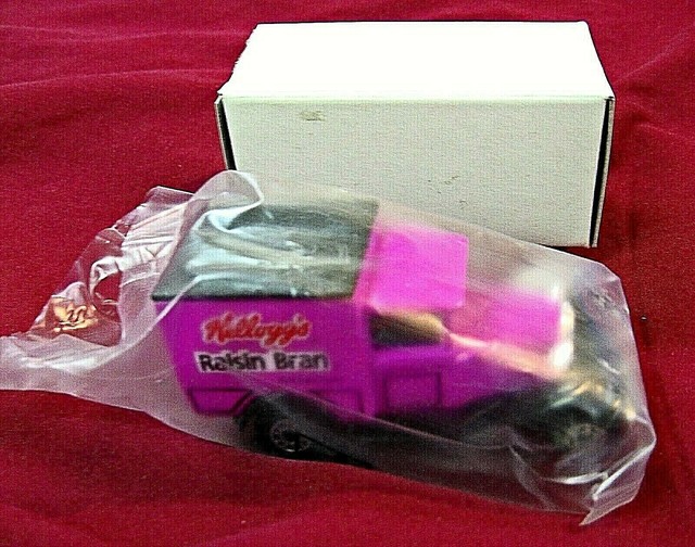 Vintage Kellogg's Cereal Promotional Matchbox Raisin Bran Toy Delivery Truck eBay