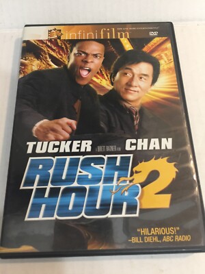 Rush Hour 2 Tucker Chan DVD Ships Free Same Day With Tracking VERY GOOD