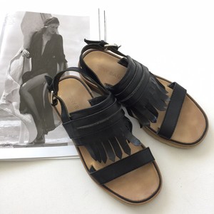 tony bianco black slides