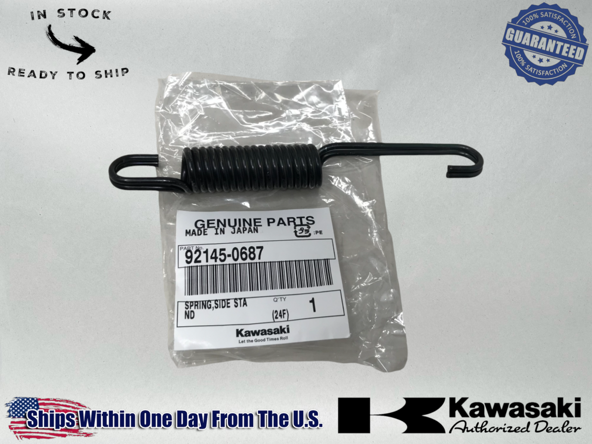 Kawasaki OEM Vulcan 1996 - 2024 Kick Stand Tension Spring 92145