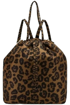 Vince Camuto Washable Nylon Harlo Backpack Leopard Multi