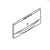 Schubladenblende Liebherr 9791158 455X185X27Mm FüR Gefrierschublade KüHlschrank