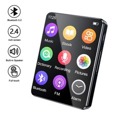 2.4" Touch Screen MP3 MP4 Player Lossless Sound HIFI Music FM Radio Portable usa