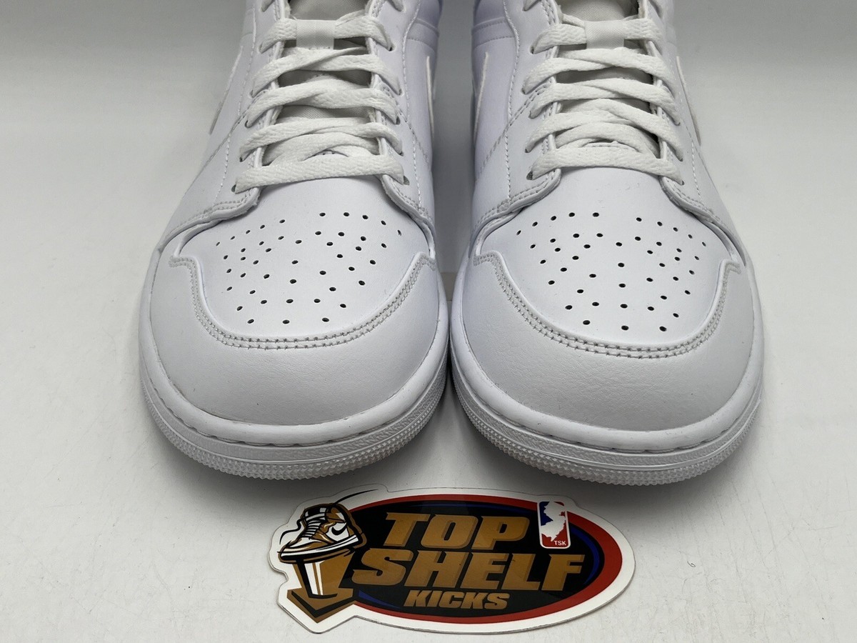 AIR JORDAN 1 MID トリプルホワイト Nike】Air Jordan 1 Mid “Triple White”が国内4月1日に発売予定
