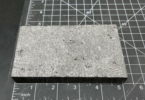 Coarse Grain Graphite Block Approximately .625" x 2.875" x 5"