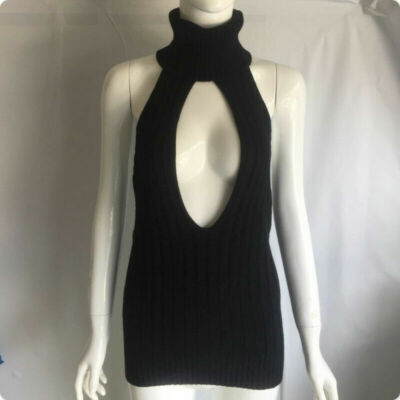 japanese backless sweater dress Sexy Lady Jumper Short Hollow Out Knitwear Slim Color:Coral Multi and the sweater is Sage Top 5 Plus-Size A-Line