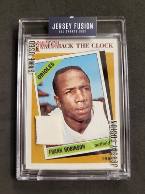 2021 Jersey Fusion, Frank Robinson, Topps Turn Back The Clock, Swatch, JF-FR80