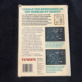 PAC MAN -- NES Nintendo Original Classic Authentic Tengen Grey Game TESTED