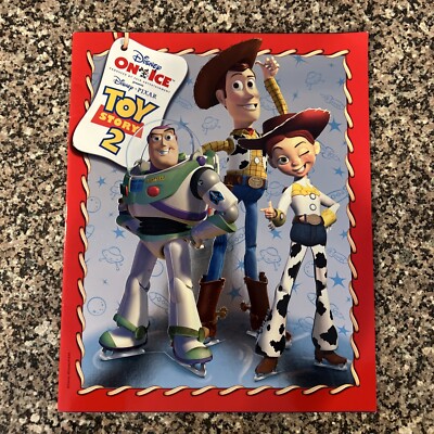 Disney On Ice Toy Story 2 Program Book & Red Bandana Disney Pixar