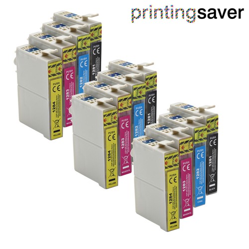 12 Ink cartridges Nonoem For epson stylus S22 SX125 SX130 SX435W