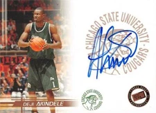 Deji Akindele autographed Basketball Card 2005 Press Pass Rookie #1