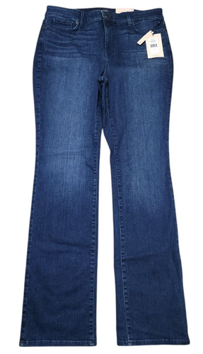 NYDJ Not Your Daughters Jeans Womens Sz 14 Marilyn Straight Leg Denim 5 Pocket