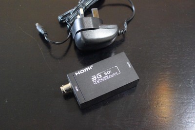 Tohdmi Audio 3G HD SDI zu HDMI HD Video und Audio über 75 Ohm Koax Konverter x2