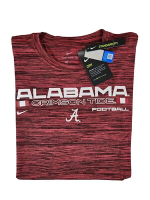 Nike Alabama Crimson Tide Dri-FIT Football T-Shirt Men's Size