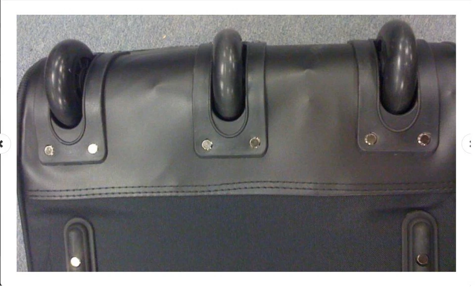 Bolsa de Lona Grande 36" con Ruedas para Equipaje Ruedas Bolsa de Lona Maleta 5796 Nueva Foto 2 de 4