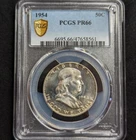 1954 50c Franklin Half Dollar PCGS PR66 47658561