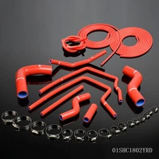 Silicone Hose Fit For Subaru Impreza GC8 GF8 STI EJ20 WRX Turbo+Vacuum Hose Kit