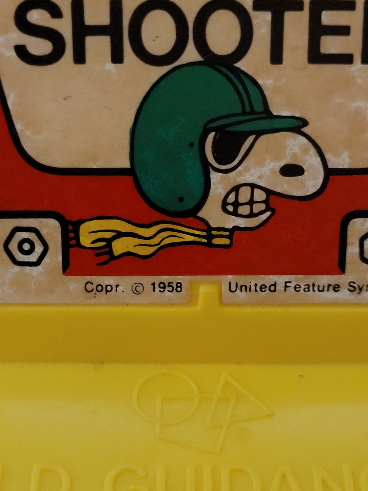 Vintage 1965 Peanuts Snoopy Scooter Shooter toy . Launcher Only | eBay
