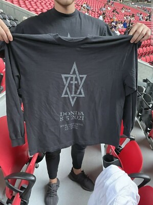 KANYE WEST DONDA ATLANTA 2ND LISTENING PARTY MERCH LONG SLEEVE