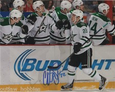 Dallas Stars COLTON SCEVIOUR  Autographed Signed 8x10 Photo COA D