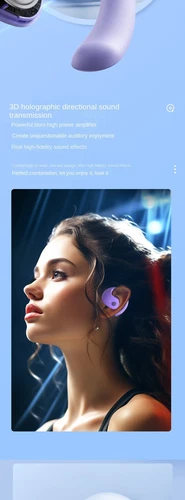 Wireless Headphones Earphones Bluetooth 5.4 On Ear Sport Gym Earbuds NEW - Picture 7 of 19