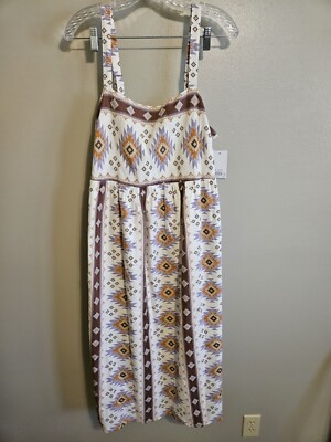 linen flared dress White Linen Square-Neck Fit & Flare Dress main image 1
