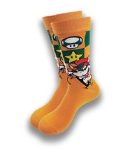 Bowser Cartoon Game Character Crew Socks