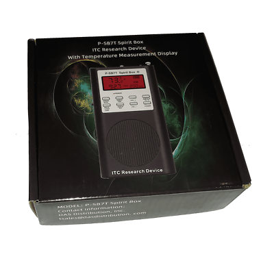 PSB7 Spirit Box Speaker Radio ITC FM/AM P-SB7 Ghost Hunting Rev 8