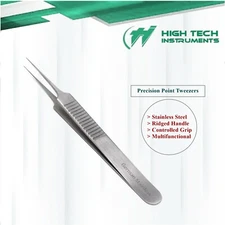 Pick Up Precision Tweezers for Nail Art Decoration Glitter Diamond Fix Ridged