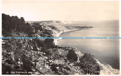 R479555 Swanage Die zwei Buchten RP Postkarte
