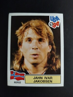 PANINI FIGURES USA 94 NORWAY JAKOBSEN No. 355 GREAT RECOVERED