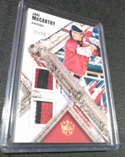2022 Panini Diamond Kings Silver 3-Color Dual Relic RC Jake McCarthy #'d 35/50