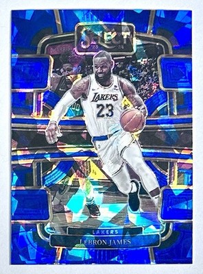 2023-24 Select LeBron James Blue Cracked Ice Prizm Refractor SP