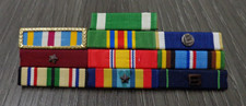 USN ENLISTED 10 Ribbon Bar - IRAQ War Southwest Asia Service -made in USA- USED