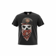 San Francisco 49ers Skull Bandana Graphic T-Shirt
