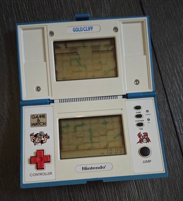 Nintendo Game & Watch Konsole Gold Cliff 99  MP Spielkonsole Handheld 1988! TOP!