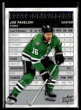 2023-24 Upper Deck Stat Box Fillers Joe Pavelski Rookie Dallas Stars #SB-13