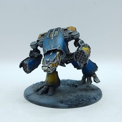 Warhammer Adeptus Titanicus: Warhound Titan - bemalt (AE160)