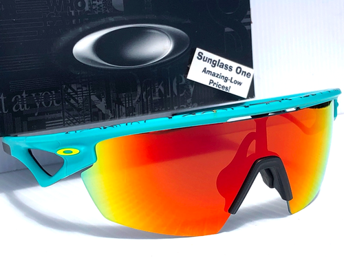 NEU Oakley SPHAERA Matte Celeste Black Neuron PRIZM Ruby Lens Sonnenbrille 9403-15 - Bild 3 von 18