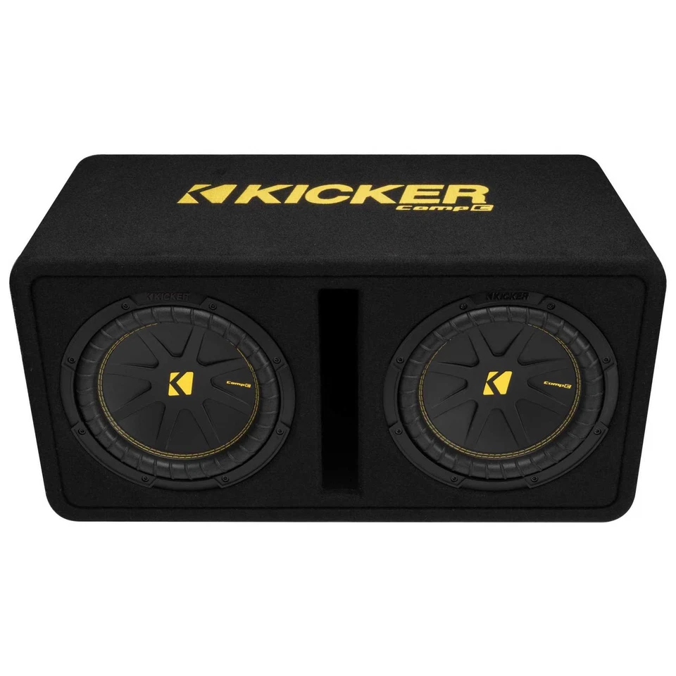 Subwoofers Kicker 50DCWC102 Dual CompC de 10 pulgadas en gabinete ventilado, 2 ohmios - U... Foto 4 de 4