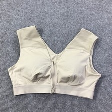 Tommie Copper Shoulder Support Sport Bra XL Copper Znergy Infused Gym Beige