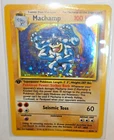 1999 Pokemon Machamp Holo #8/102 Pokémon TCG Base Set 1st Edition Vintage