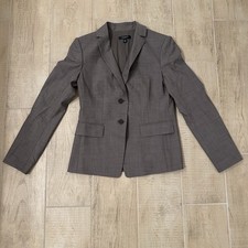 Ann Taylor Blazer Suit Jacket Brown Women  s 6
