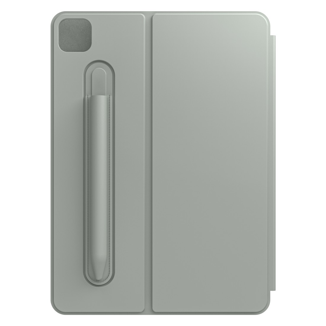 Protège iPad Pro 11 Folio en finition sauge haut de gamme avec intérieur microfibre de luxe