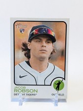 2022 Topps Heritage High Number Jacob Robson Rookie #588 - FREE SHIPPING