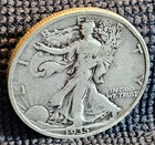 1935 Walking Liberty Silver Half Dollar- Fineness .90- VG Condition