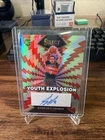 2024-25 Panini Select Kyshawn George RC Youth Explosion Signatures Prizm Auto