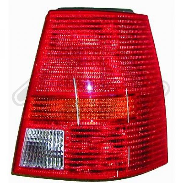 Diederichs RüCkleuchte Links Gelb-Rot Kombi FüR VW Golf 4 Baujahr1998-2003-image