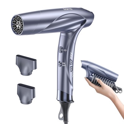 Brushless Motor Ionic Hair Dryer, Light-Weight Travel Folding Blow Dryer, Pro...