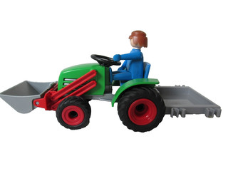 Playmobil Tractor 4143 . Vintage vehicle set with vintage figure. see photos.